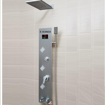 X-XONIER 304 SS Shower Panel 6-in-1 Tower